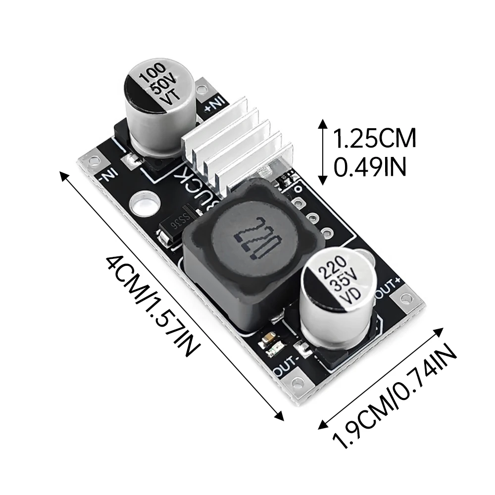 3A DC 6-40V Step Down Power Supply Module To 3.3V/5V/9V/12V/24V 2.5-26V DC Adjustable Voltage Regulator Module Step Down Module