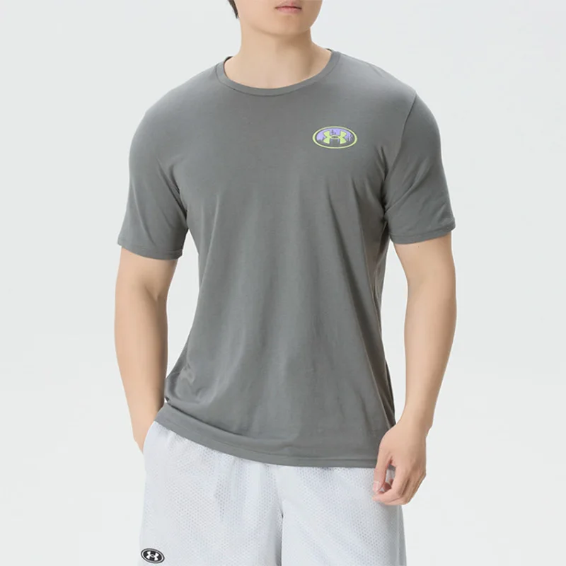 

Under Armour 2026new Men's Graphic Logo Sports Short Sleeve T-shirt Casual Tee 6013030-709