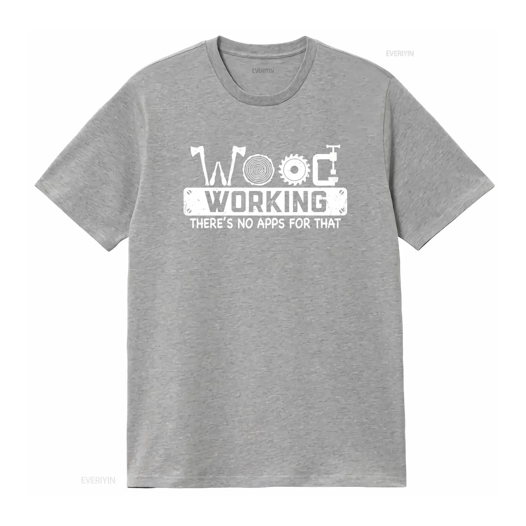 النجارة لا توجد تطبيق لهذا تي شيرت نجار Woodworker عتيق مغسول برسومات قليلاً ملابس مصممة أزياء