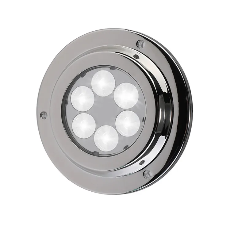 

STLF White 18W LED Underwater Boat Marine Transom Lights 316 Stainless Steel