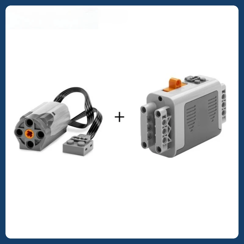 

Совместимые строительные кирпичи MOC 9686, двигатель для научного образования, 8883, двигатель M, 8881, батарейный отсек, креативная обучающая игрушка