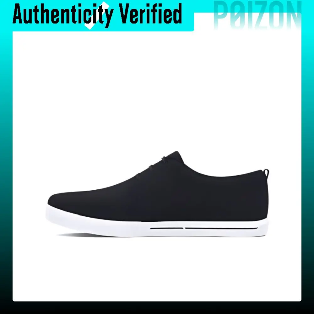 Under Armour Street Encounter Fabric Low top Casual Shoes Unisex Black White 3027969-001