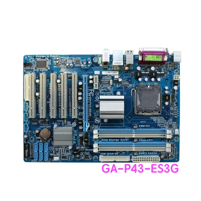 

Suitable For Gigabyte GA-P43-ES3G Motherboard P43 ES3G LGA 775 DDR2 Mainboard 100% Tested OK Fully Work