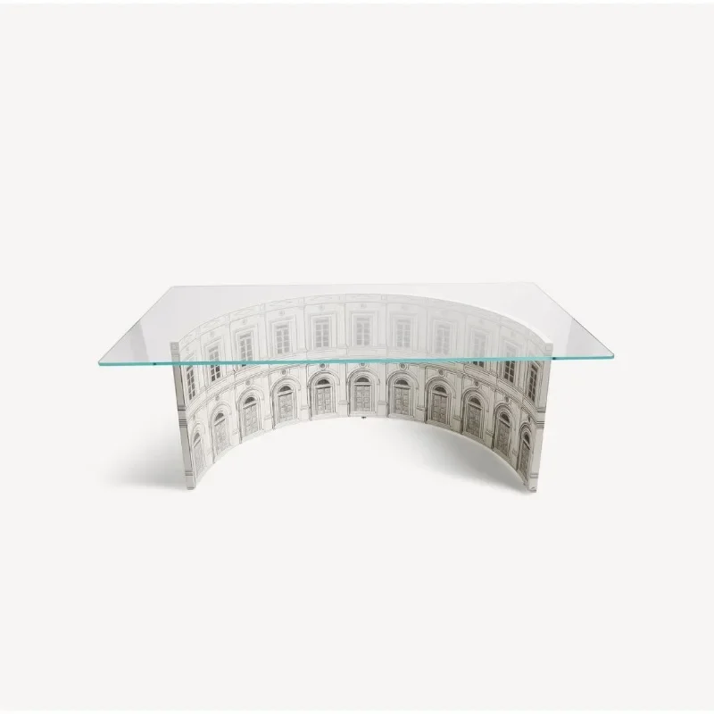 Glass coffee table living room Italian furniture