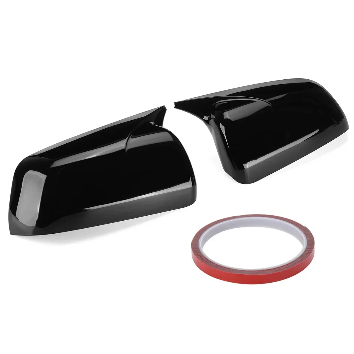 لميتسوبيشي لانسر EX سيدان/هاتشباك 2008-2012 غطاء مرآة غطاء الكسوة شل ملصق زوج الباب الجناح مرآة قبعات يغطي إضافة على #6