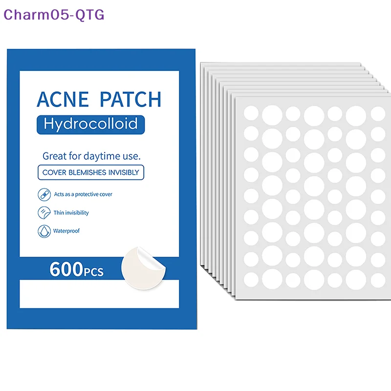 600Pcs Acne Removal Pimple Patch - Invisible Concealer Stickers Face Spot Beauty Makeup Skin Care Supplies For Facial Blemishes