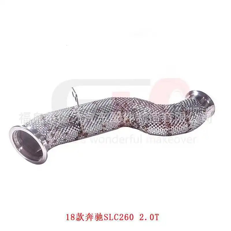 

Suitable for 18 Mercedes-Benz SLC260 2.0T modified through head section, Mercedes-Benz C-Class c200 C180 C200LE20