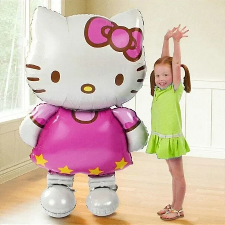 Kawaii Figur hello kittys Serie extra große Luftballons Cartoon Ballon Kinder Geburtstags feier liefert Raum dekor Mädchen Kind Geschenk