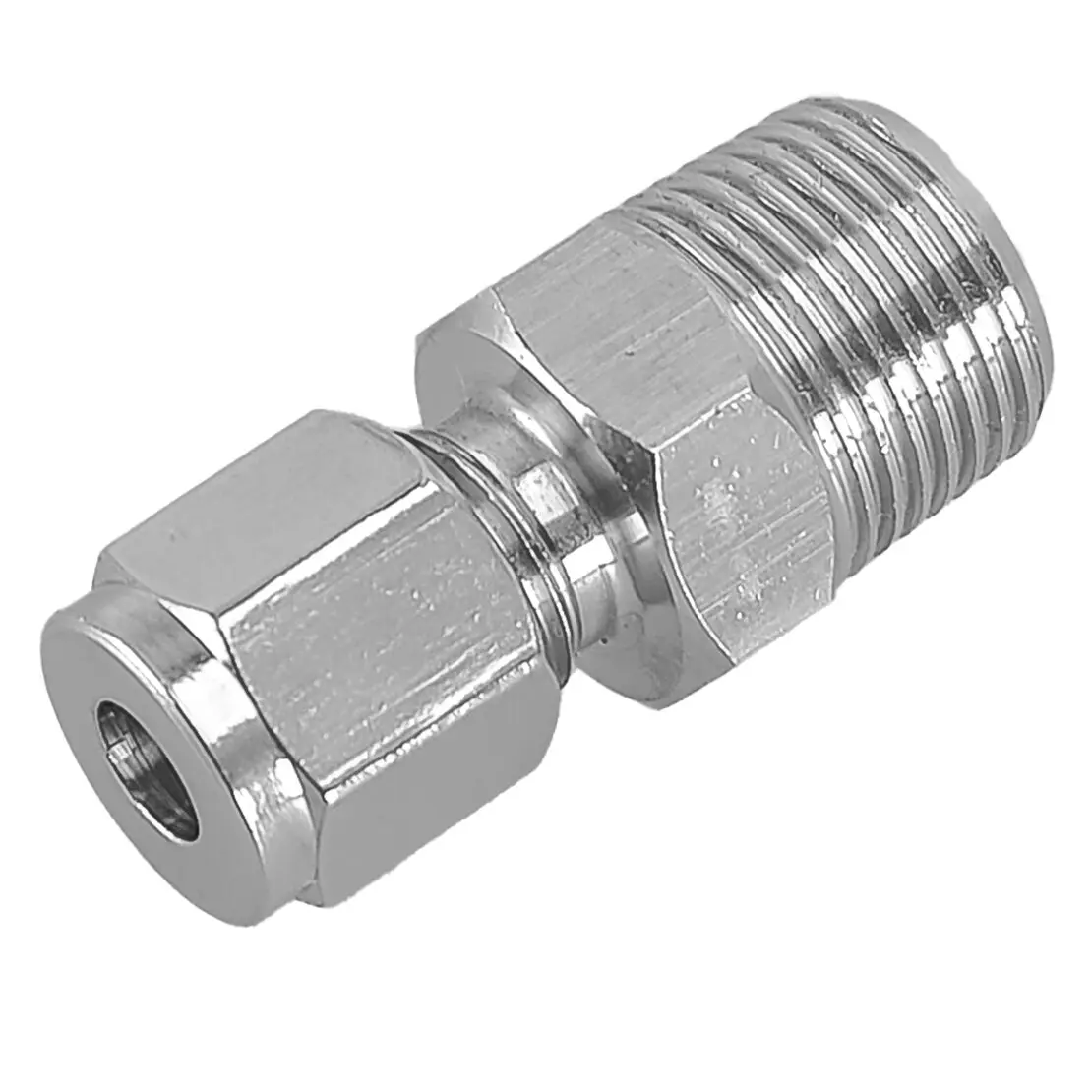 304 Stainless Steel Compression Tube Pipe Fitting Male Connector NPT1/8