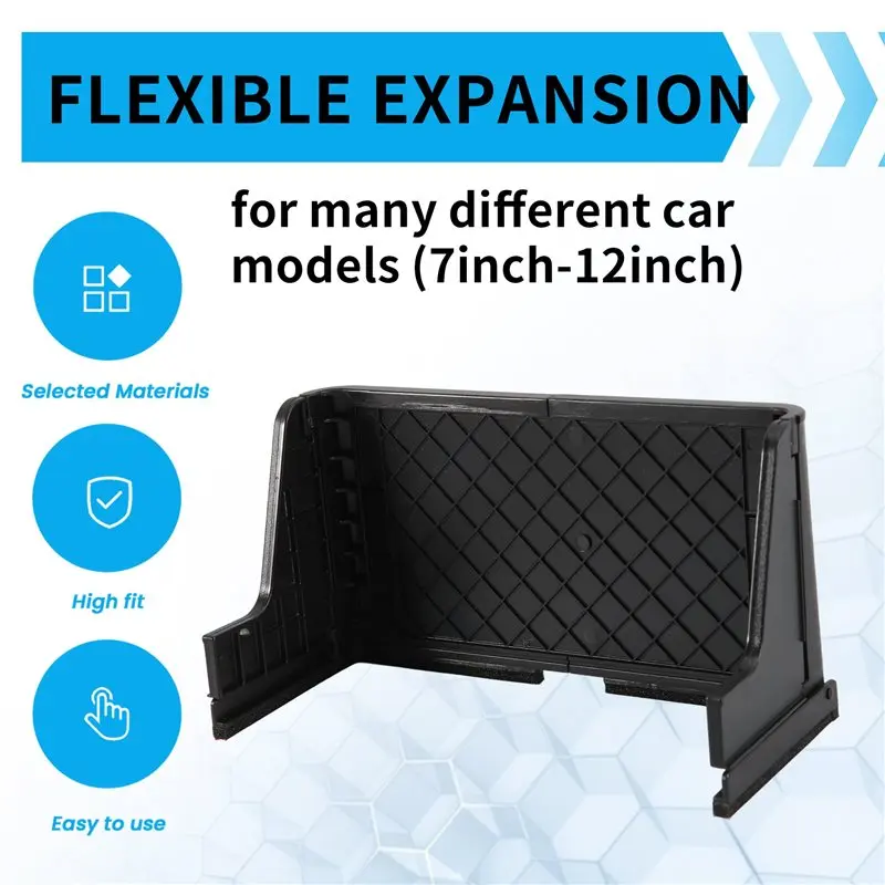 Reliable-7-12 Inch Auto Accessories Display Screen Visor Car GPS Navigation Sun Shade Interior Accessories GPS Anti-Glare Shield