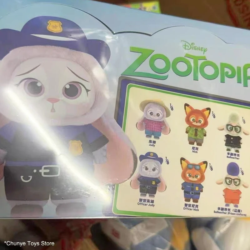 

Zootopia Blind Box - Mystery Cartoon Collection Model Toy Featuring Nick And Judy Action Figures Plush Vinyl Doll for Anime Fans