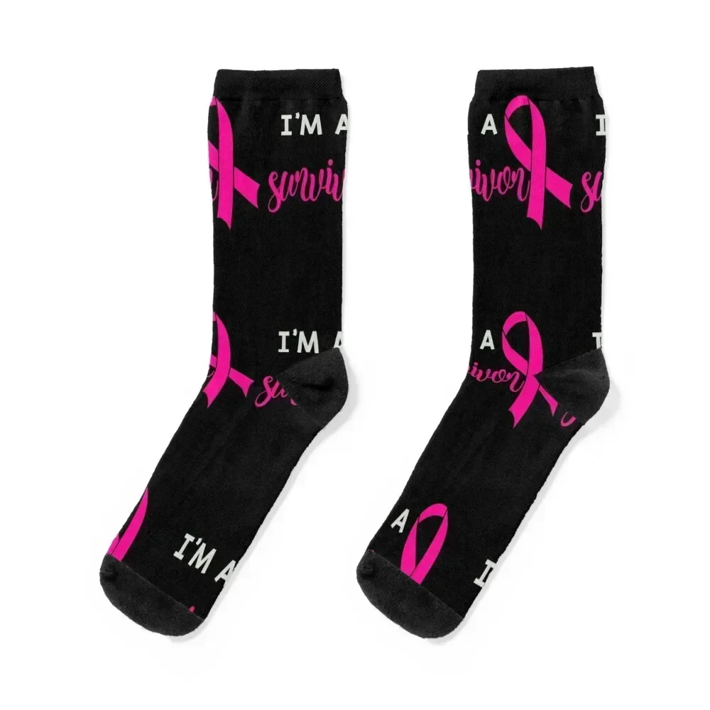 

I'm A Survivor Socks new year anti slip football Toe sports Girl'S Socks Men's