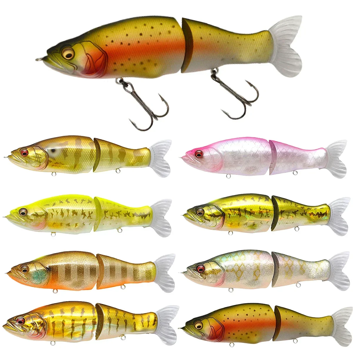 

Jointed Claw Swimbait Balam Articulated Fishing Lures 135mm/28g for Pike Bass Saltedwater Freshwater Artificial Hard Lure