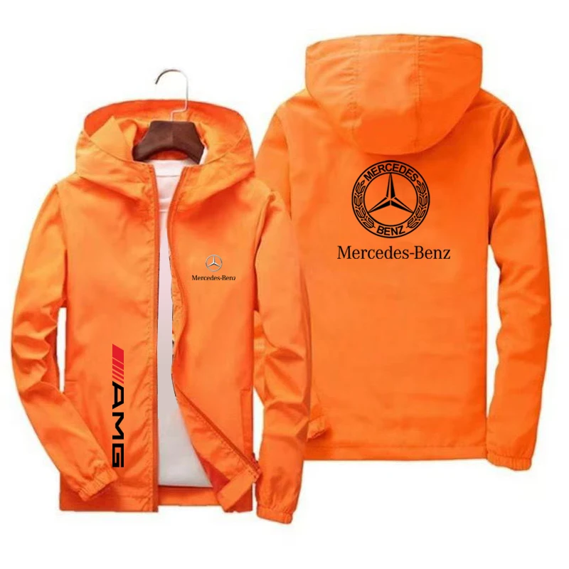 2024 Men\'s and Women\'s Mercedes Benz Motorcycle Riding Windbreakers, Men\'s and Women\'s Sports Windbreakers, Sports and Leisure