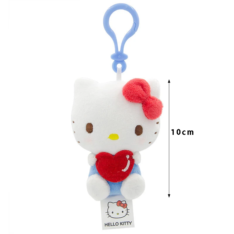 Cute Anime Love Kuromi HelloKitty Peripheral Doll Backpack Pendant Cute Japanese Girl MyMelody Cinnamoroll Keychain Pendant Gift image 6