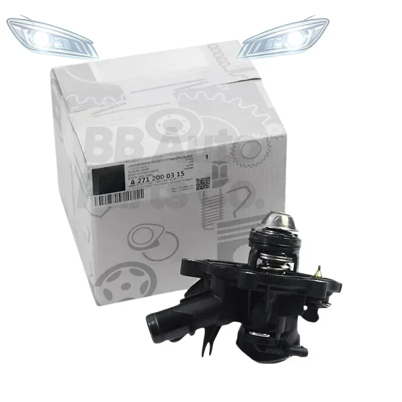 A2712000315 Thermostat Housing Coolant Water Housing Fit For  W204 W212 R172 C180 C200 C250 E200 E250 SLK200 SLK250