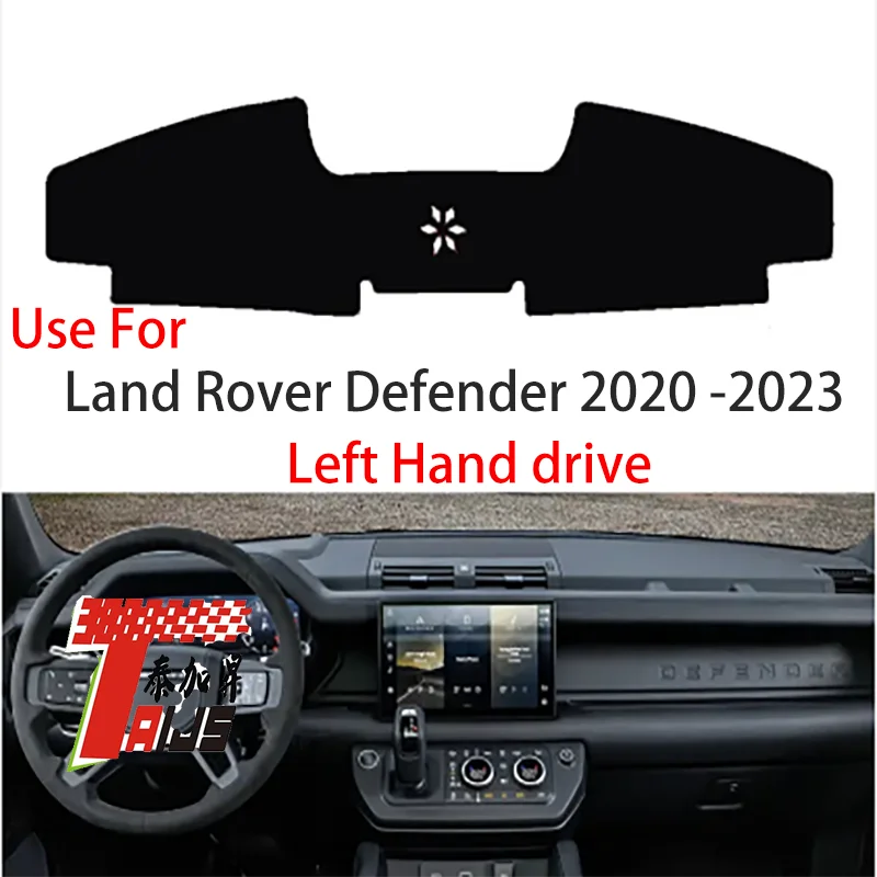 

TAIJS factory high quality anti-dirty Suede dashboard cover for Land Rover Defender 2020-2023 Left hand drive