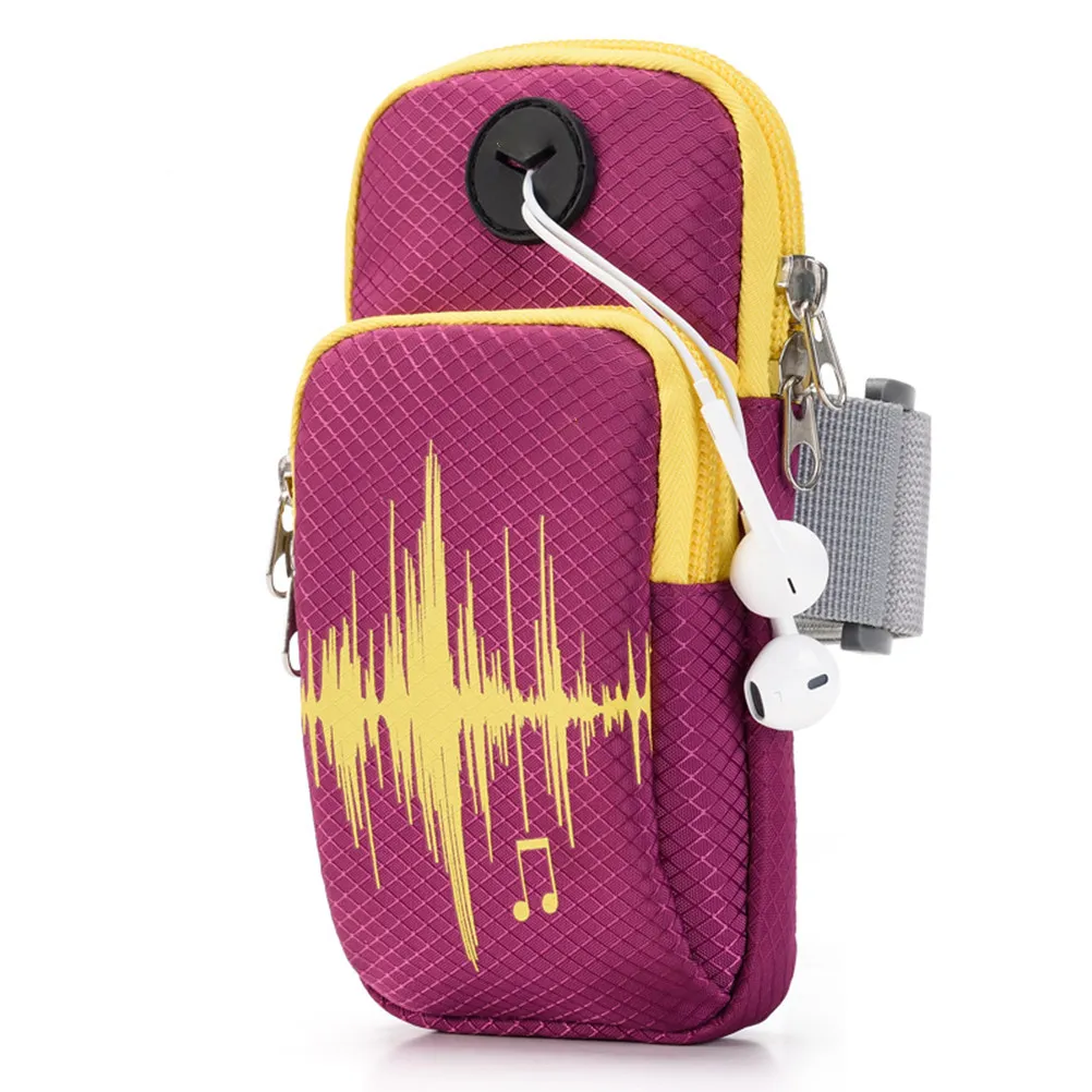 

Сумка-нарукавник для телефона для занятий спортом на открытом воздухе, фиолетовая, удлиненная, из премиальной ткани Оксфорд, водонепроницаемая, дышащая, для бега и фитнеса, для мужчин