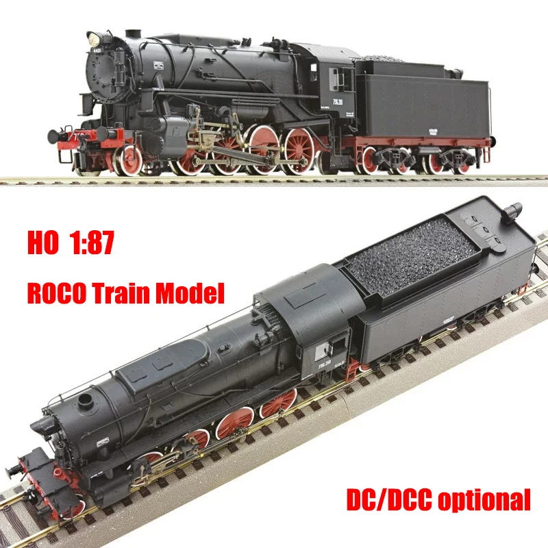 

Модель поезда HO 1/87 ROCO 73045 Италия 736 паромокомотив DC/DCC на выбор игрушечный Железнодорожный автомобиль