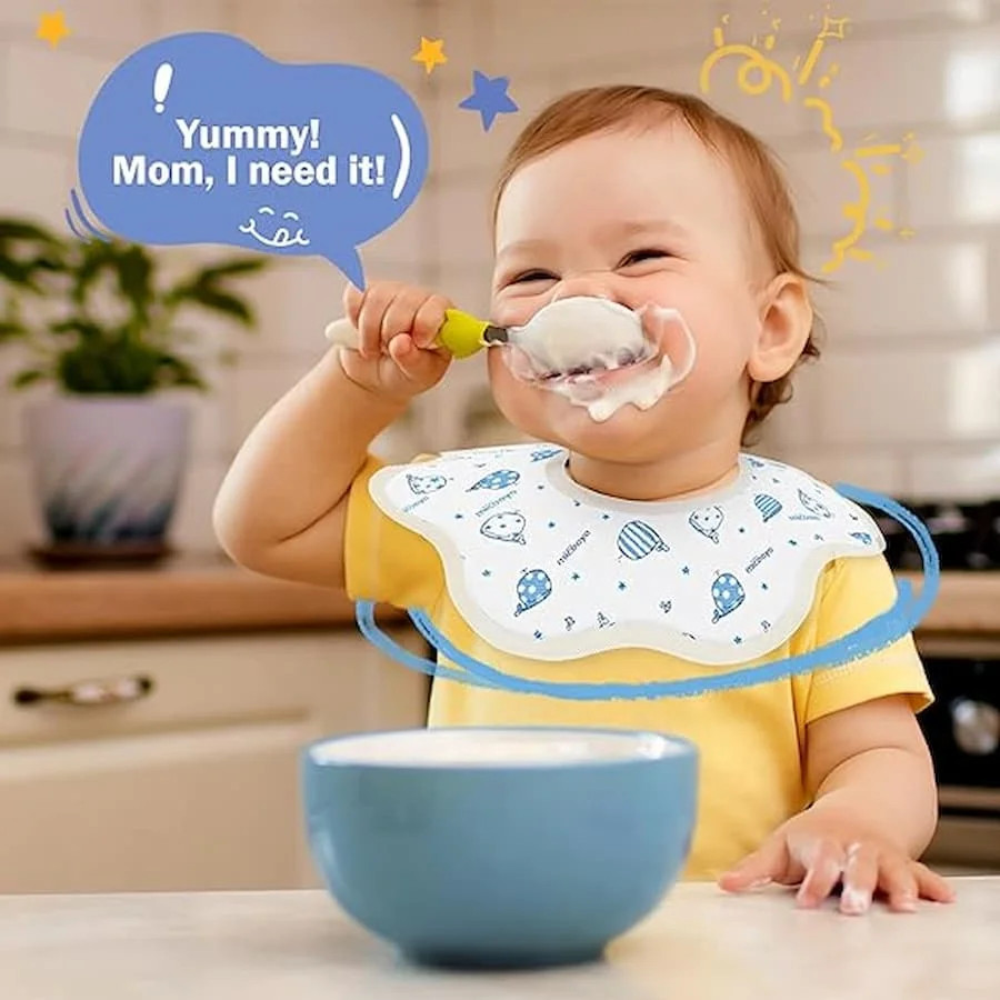 360°Rotate Baby Bibs for Drooling Teething0-24months Disposable Baby Bibs Super Soft & Absorbent Baby Bibs For Boys And Girls.