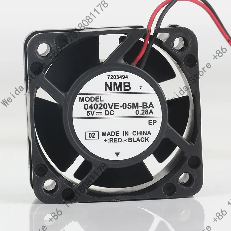 

New original NMB DC 5V 0.28A 4020 40X40X20MM 4CM inverter fan Ball bearing 04020VE-05M-BA cooling fan