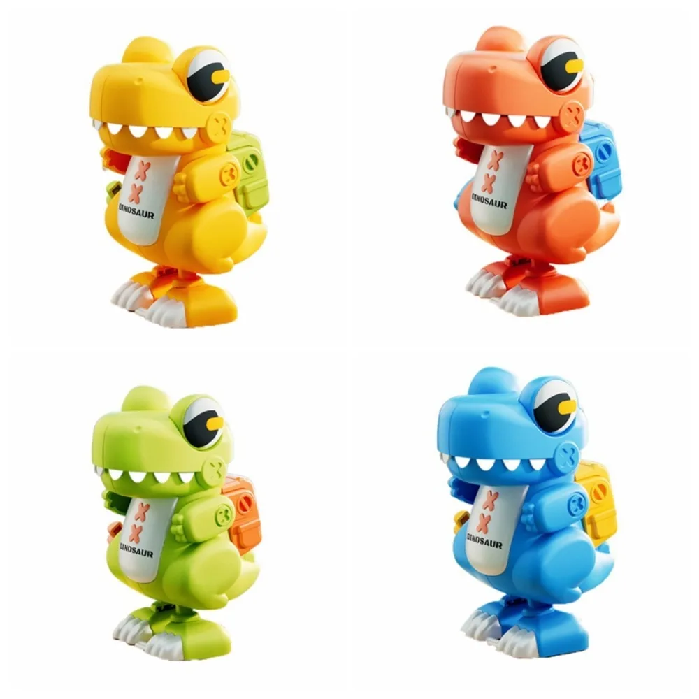 Walking Dinosaur Wind Up Walking Toy Interactive Wind-Up Clockwork Spring Dinosaur Toy Cartoon Animal Children Clockwork Toys