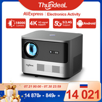 ThundeaL TDA6 Full HD Projector 1080P 2K 4K Video Home Theater Auto Focus 5G WiFi Android Projector TDA6W 3D Portable Proyector