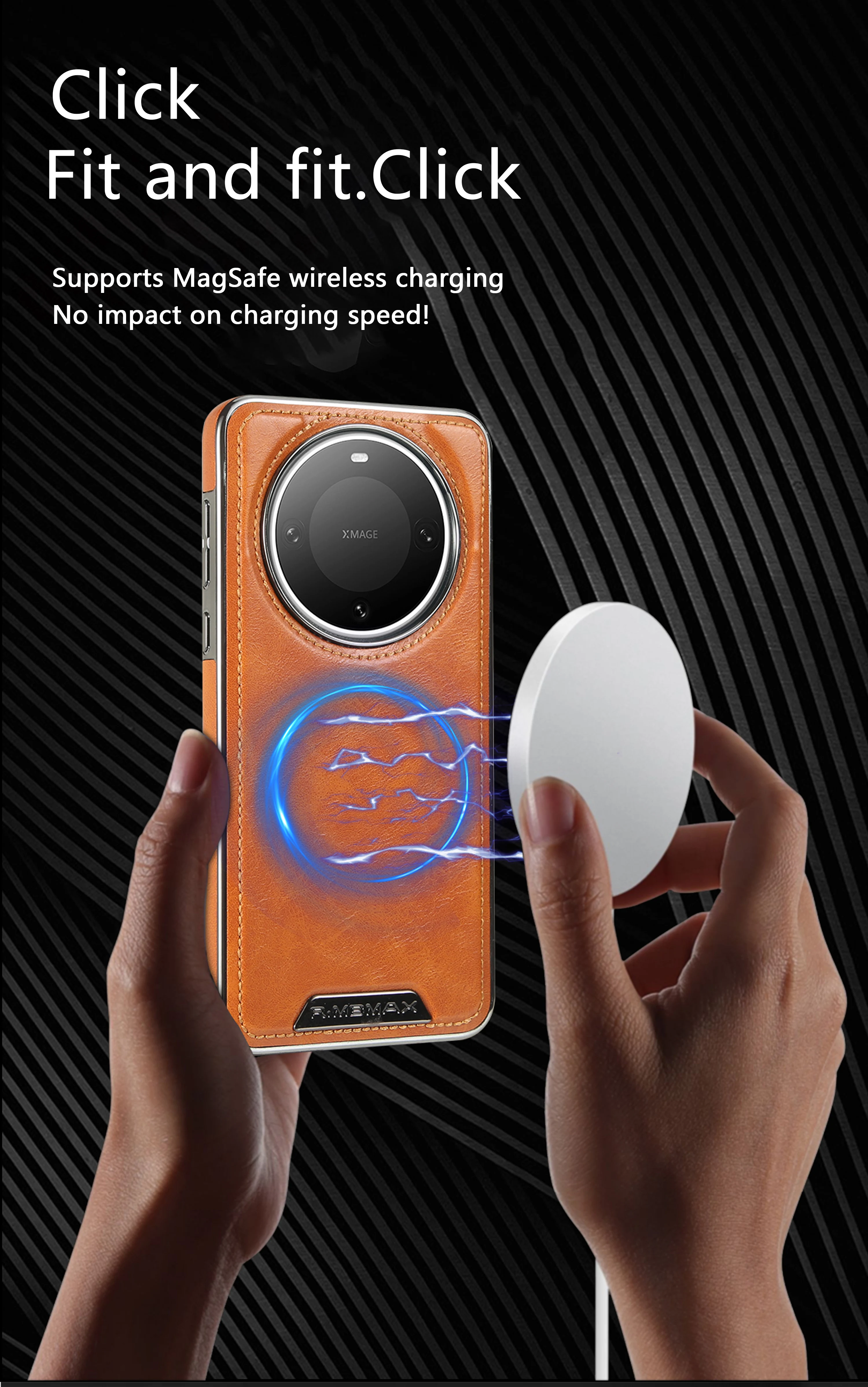 レザーカードウォレットスタンド、磁気充電付き電話ケース、Huawei Mate70 60 P 70用バックカバーギフト