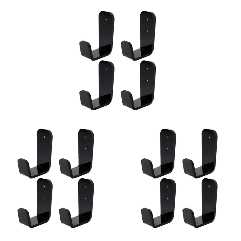 

12 PCS Hockey Stick Display Holder Wall Mount, Golf Club Display Rack, Hockey Stick ,For Horizontal Hanger For Home Wall