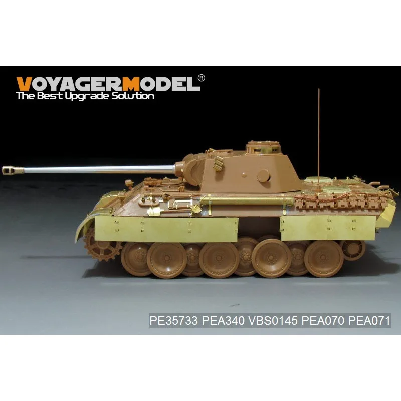 Voyager Model PE35733 WWII German Panther D Photo-Etched Parts Basic Set (for ZVEZDA 3678)