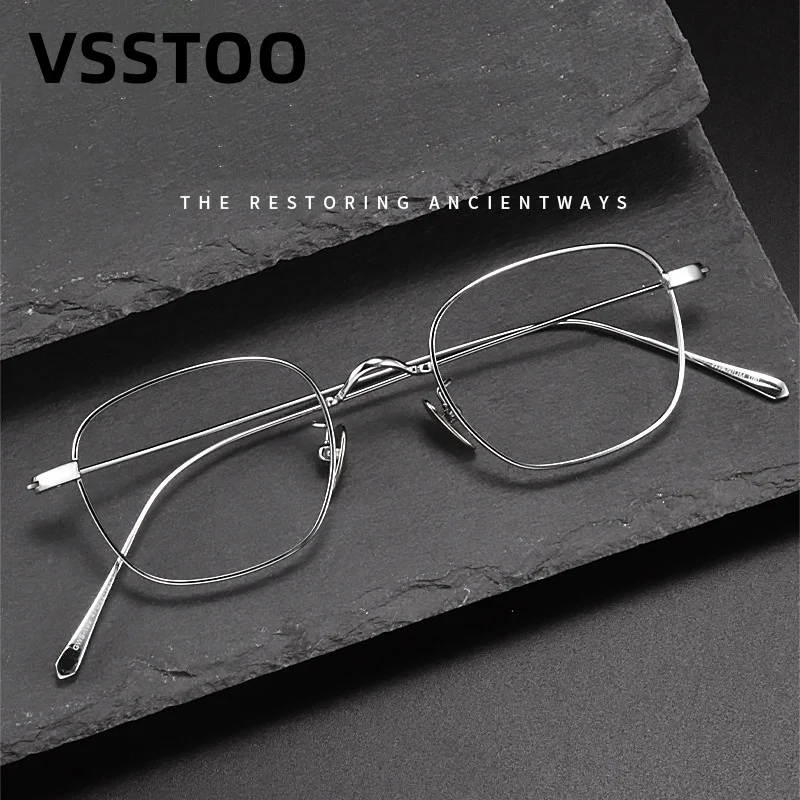 

Lightweight Retro Aluminum Glasses - All Face Shapes Fit, Myopia - Ready, 4 Trendy Colors, Stylish Literary Style