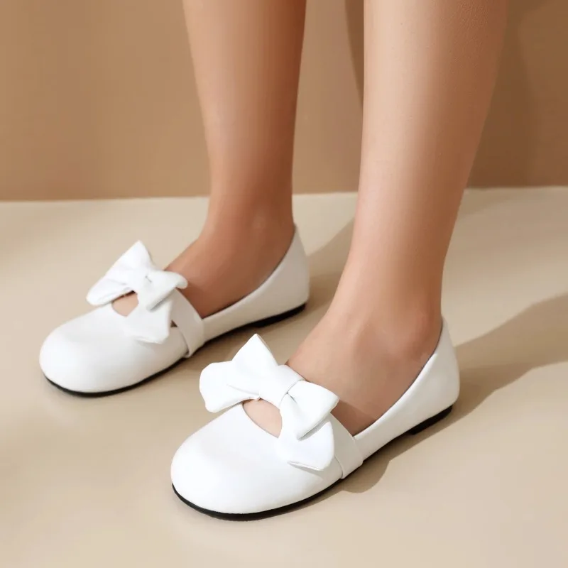 일본식 로리타 펌프 큰 머리 인형 LO 신발 달콤한 귀여운 Bowknot 공주 대형 여자 학생 싱글