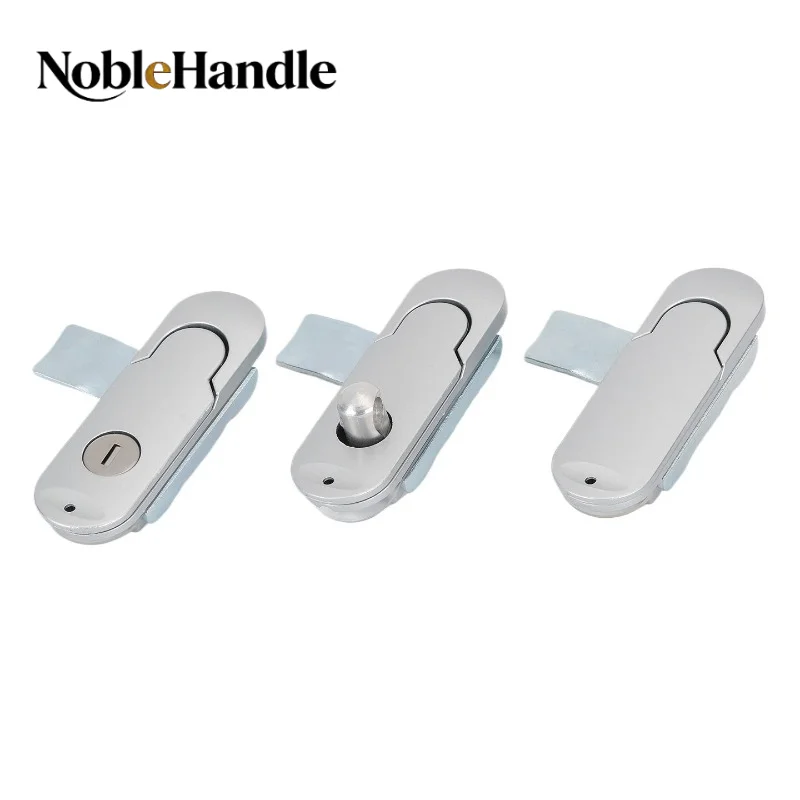 MS843-1-2 MS843-2 Flat Door Lock with Padlock Hole Industrial Electrical Network Cabinet Communication Equipment Security Lock
