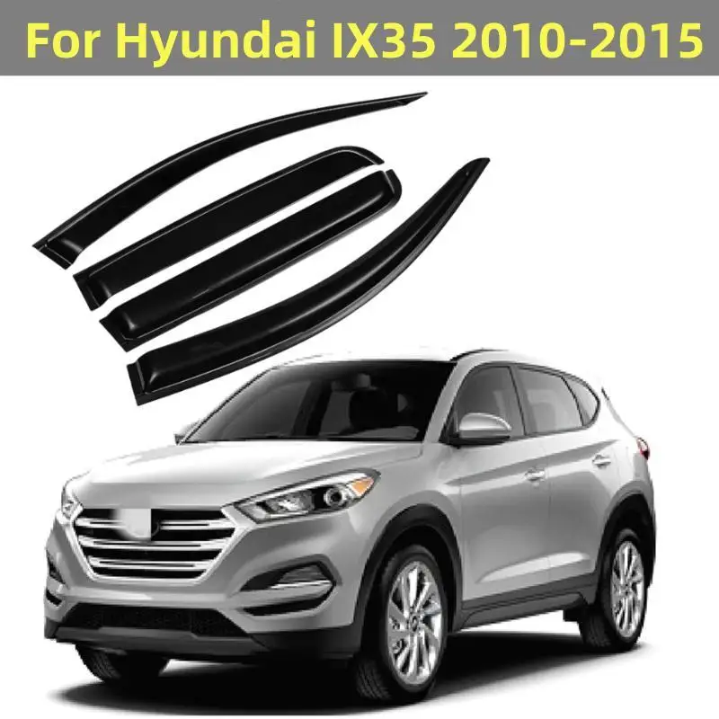 

For Hyundai IX35 2010 2011 2012 2013 2014 2015 Window Visor Sun Rain Deflector Guard Awnings Shelter Trim Exterior Accessories