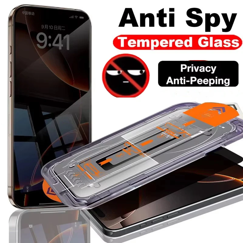 5Pcs Dust Free Installation Privacy Tempered Glass Film For Samsung Galaxy XCover 7 Pro Anti-Spy Peeping Screen Protector