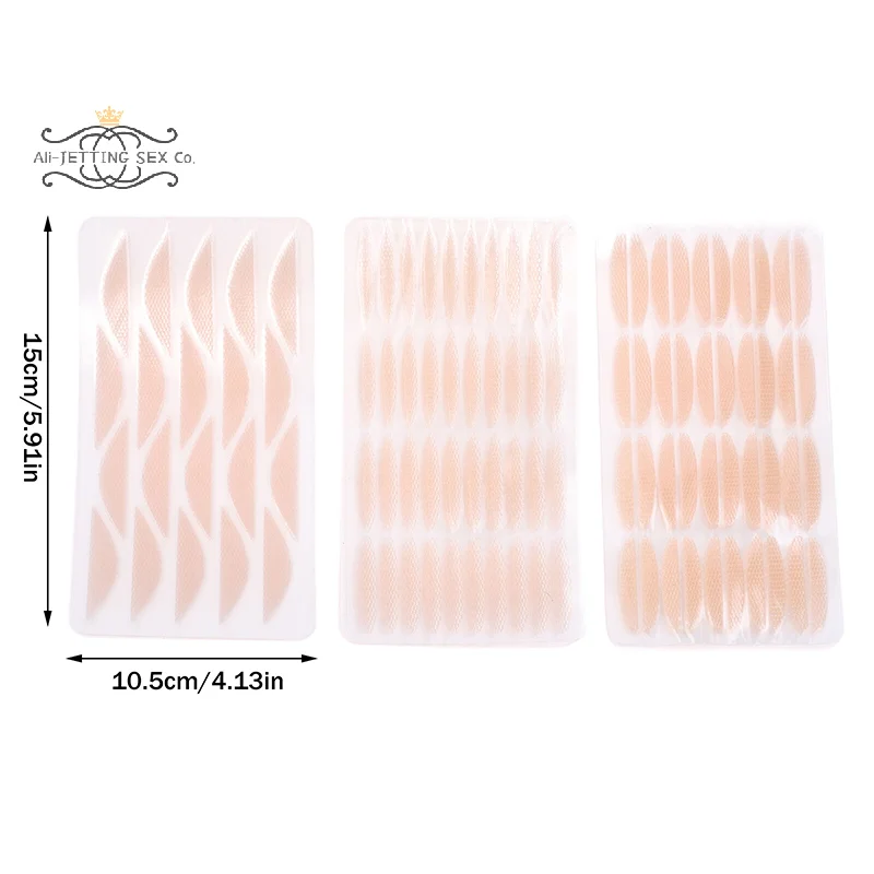 10 ورقة غير مرئية لرفع العين عصا مزدوجة الجفن رفع الشريط ملصق الجفن بقع رذاذ الماء لاصق فوري الجمال أداة