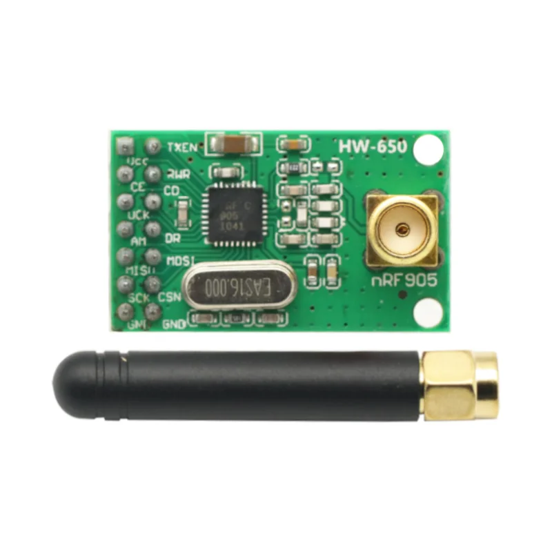 Módulo transceptor inalámbrico NRF905, placa receptora de transmisor WiFi con antena FSK GMSK 433MHz 868MHz 915MHz