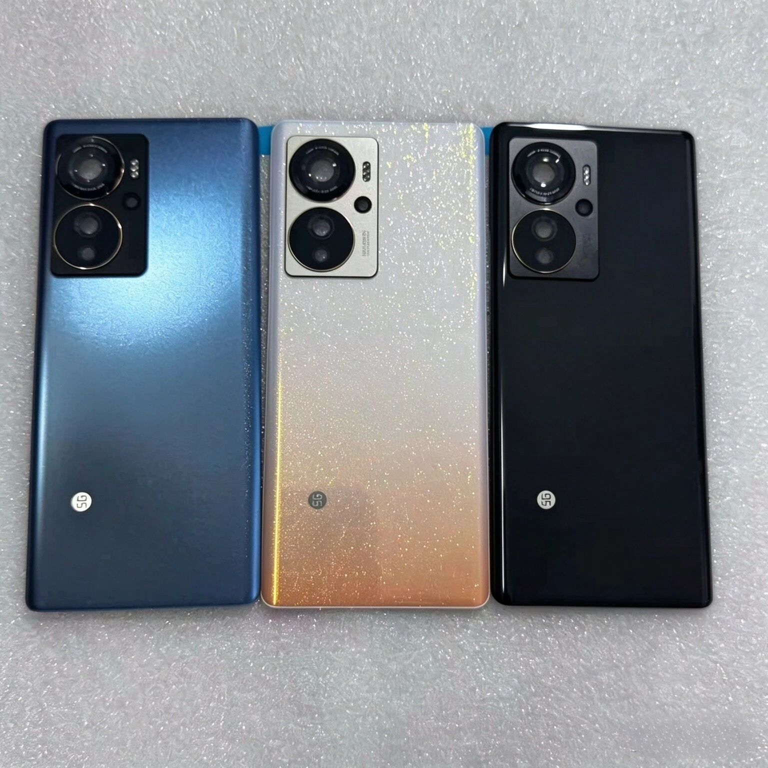 For ZTE Axon 40 Pro Battery Cover Back Cover Housing Door With Camera Frame Glass Len Replace