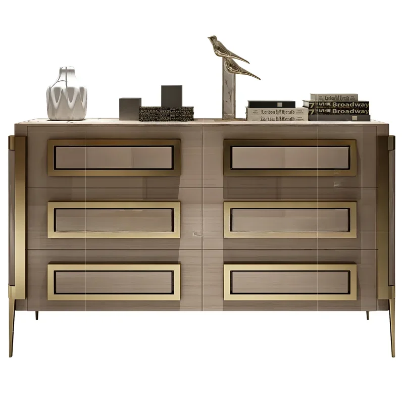 

Postmodern light luxury dining side cabinets, simple porch cabinets, Italian minimalist drawers, lockers