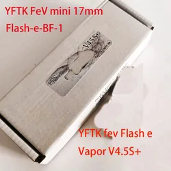 YFTK 플래시 E 증기용 어린이 스티커, V4.5s + Fev 4.5M vs sxk 23/17mm fev bf -1 캡 베이스, 에어 스크류 스팀 튜너 벨캡