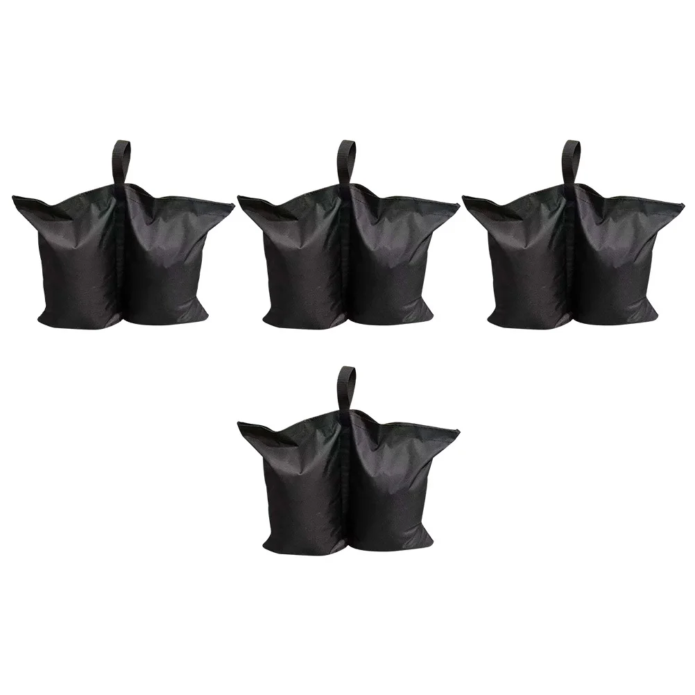 4 قطعة كيس الرمل يندبروف للخيمة الخارجية الوزن حقيبة الثقيلة المحمولة الثابتة الرمل التخييم الشاطئ المظلة كيس التخزين وشملت