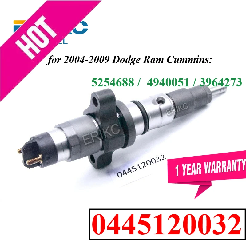 0445120032 CR Diesel Injector 0445 120 032 Original Diesel Pump Part for 2004-2009 Dodge Ram Cummins 3964273 5254688 4940051