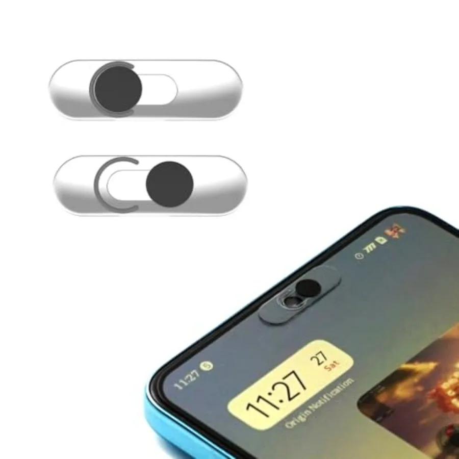 

Front Camera Cover -Smartphones Webcam Cover Protect Privacy, Camera Privacy Covers Compatible for Galaxy, Pixel and iPad, Ultr
