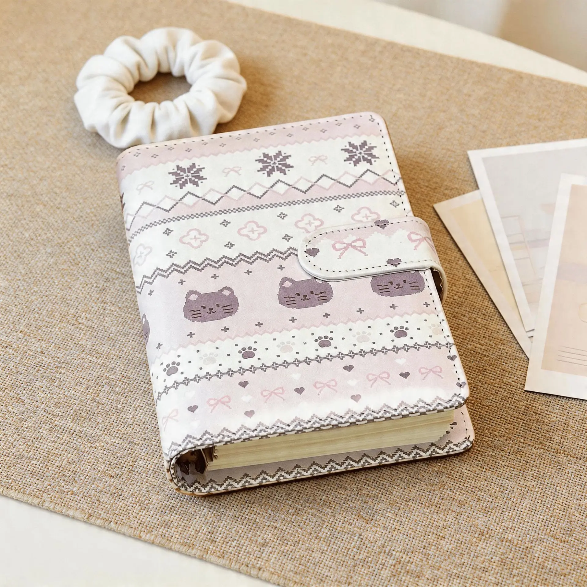 A6 DIY Binder Notebook Cover Diary Photocards Collect Book Diary Agenda Planner Album Stationery