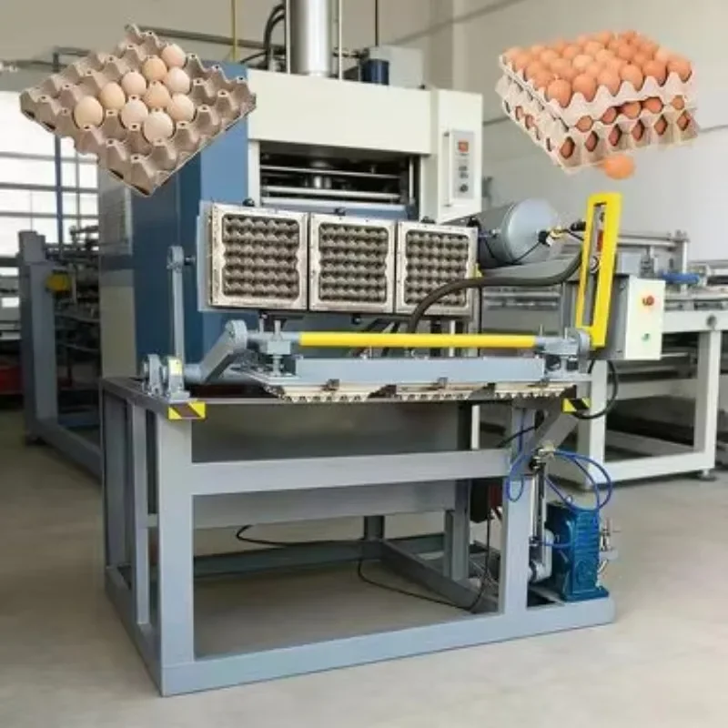 Egg Tray Making Machine Fully Automatic Production Line Pulp Moulding Equipment For Egg Crate Forming And Box PackagingHot Sale