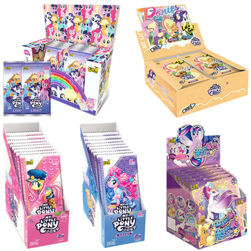 

New KAYOU My Little Pony Collection Cards New Anime Rare Album Collector's Edition Card Party Playing Game Collectible Card Toys