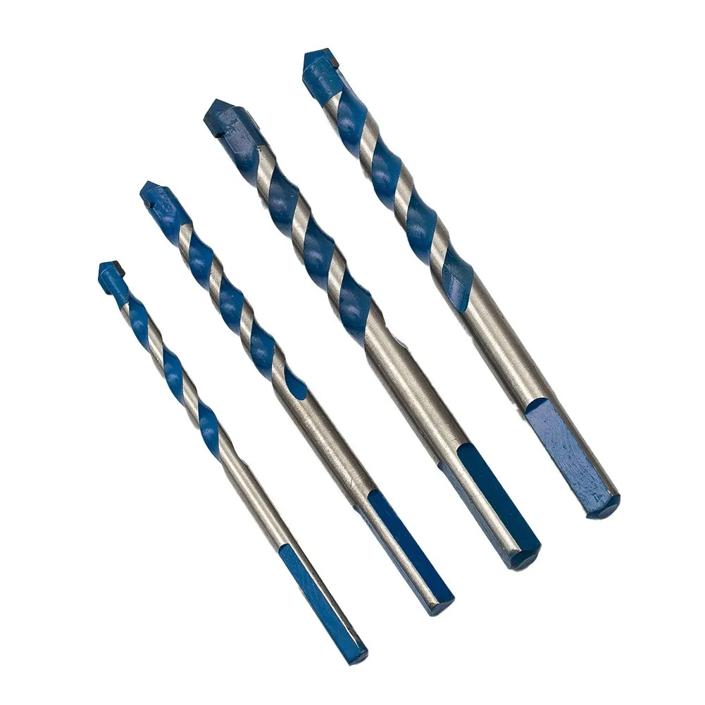 Picture 3: Kit Drill Bit Set Carbide Tip Wood Metal Masonry Glass Wall Brick 4PCS