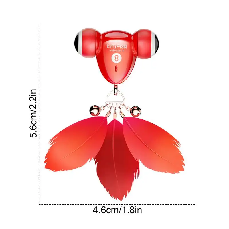 Creative Small Goldfish Toy Automatic Intelligent Teasing Red Kitifish Cat Toy USB Charging Cat Best Partner Pet Power Toy