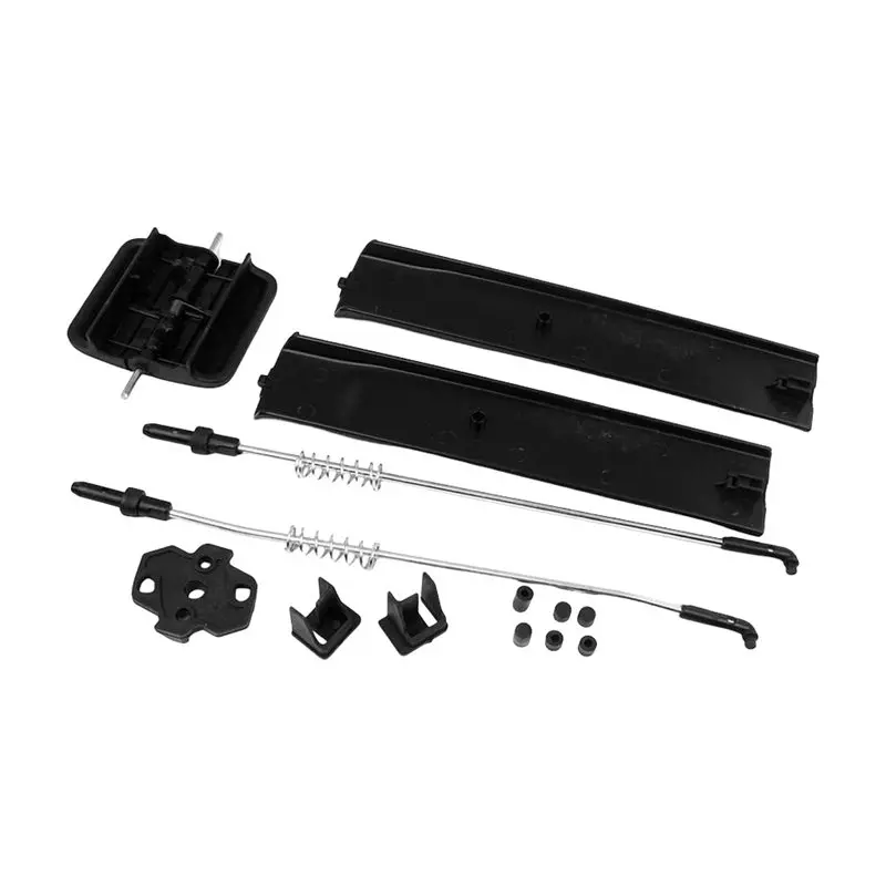 【Price Drop !!】-Car Side Sliding Window Glass Latch Cover Set Right& Left Side Repairs For VW Transporter T5& T6 Repair Kit