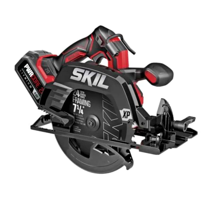 

PWR CORE 20 Brushless 20V 7-1/4" 5300 RPM Circular Saw Kit Including 4.0Ah Lithium Battery and Quick Charger-CR5440B-10